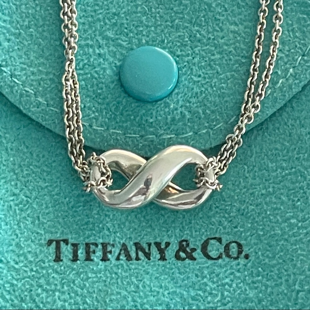Barely worn Tiffany & Co. Infinity Necklace